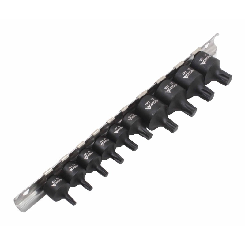 Vasos + punta Impacto Torx 1/4"-3/8", perfil bajo, 9pcs - Acero · 9 piezas - Imagen 5