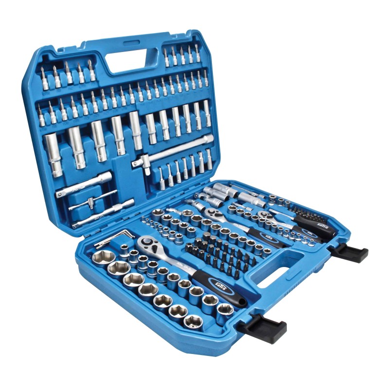 Estuche de 179pcs 1/4" ,3/8" y 1/2" - acero Cr-V · 179 piezas - Imagen 2