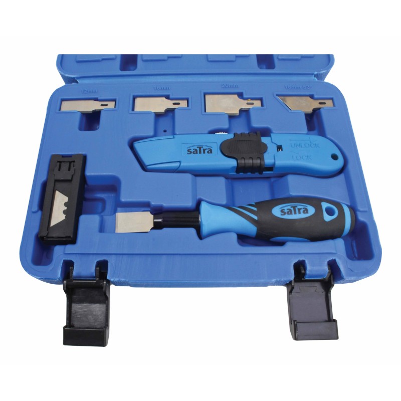 Kit formón, cuchillas y cutter metálico para uso profesional y doméstico - Imagen 4